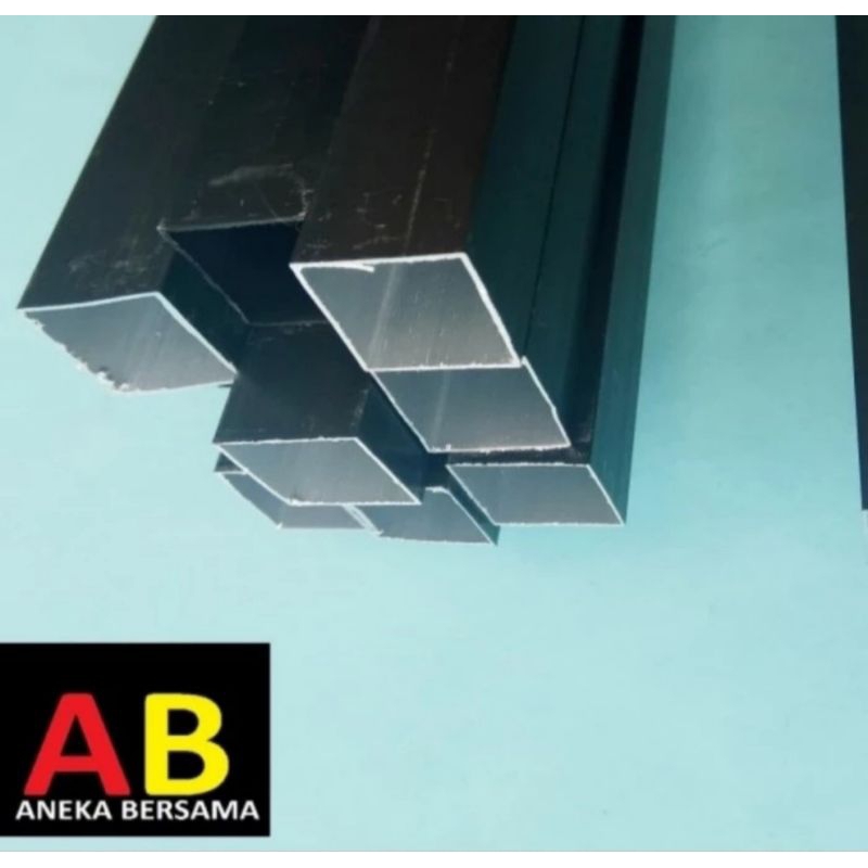 Hollow Aluminium 20mm x 20mm brown 199.5cm