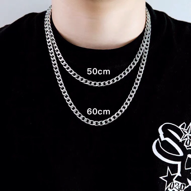 KALUNG TITANIUM RANTAI PRIA ANTI KARAT/KALUNG RANTAI TITANIUM PRIA