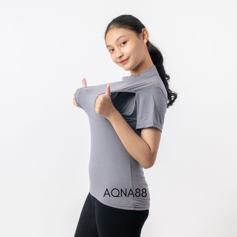 Baju Busui | Inner Busui | Kaos Menyusui Lengan Pendek | Kaos Pendek Busui