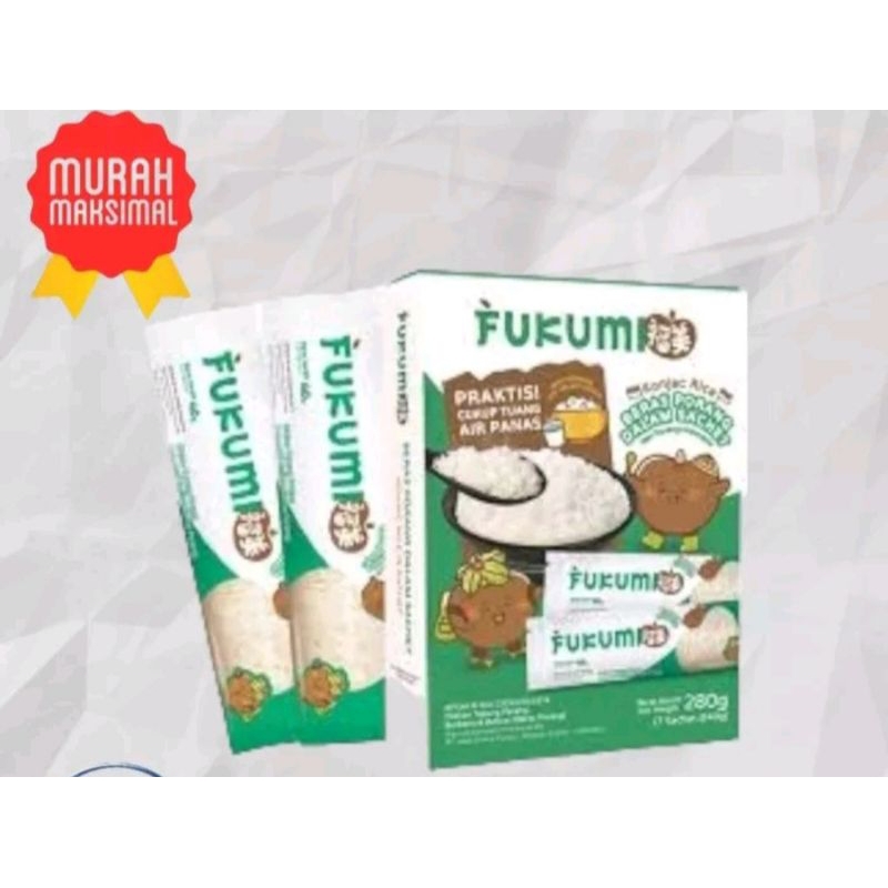 

Fukumi Beras Porang Box 280 gram isi 7 Sachet