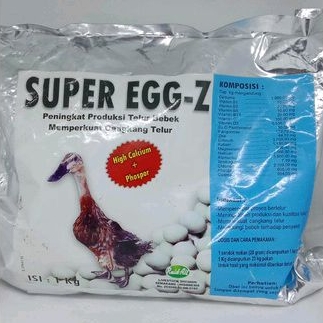 SUPER EGG-Z 1KG peningkat produksi telur bebek memperkuat cangkang telur