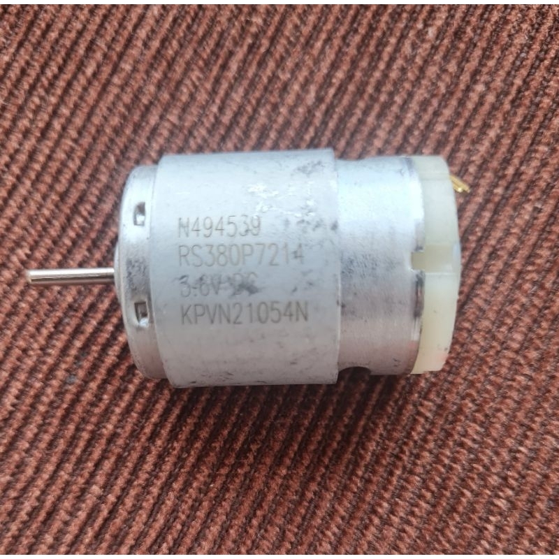 Dinamo motor 380 RS380 RS380P7214 3-5V rated 3.6V 21000RPM high speed
