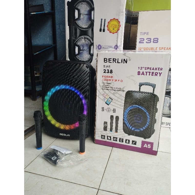 speaker aktif porteable berlin 12 inchi original