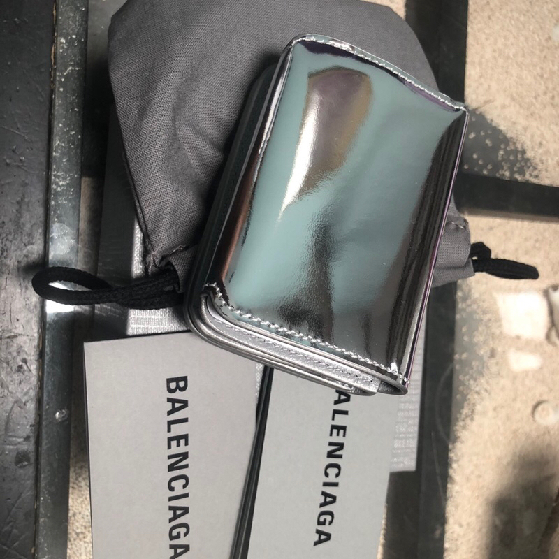 Dompet Balenciaga Mirror Cash Mini Wallet Original