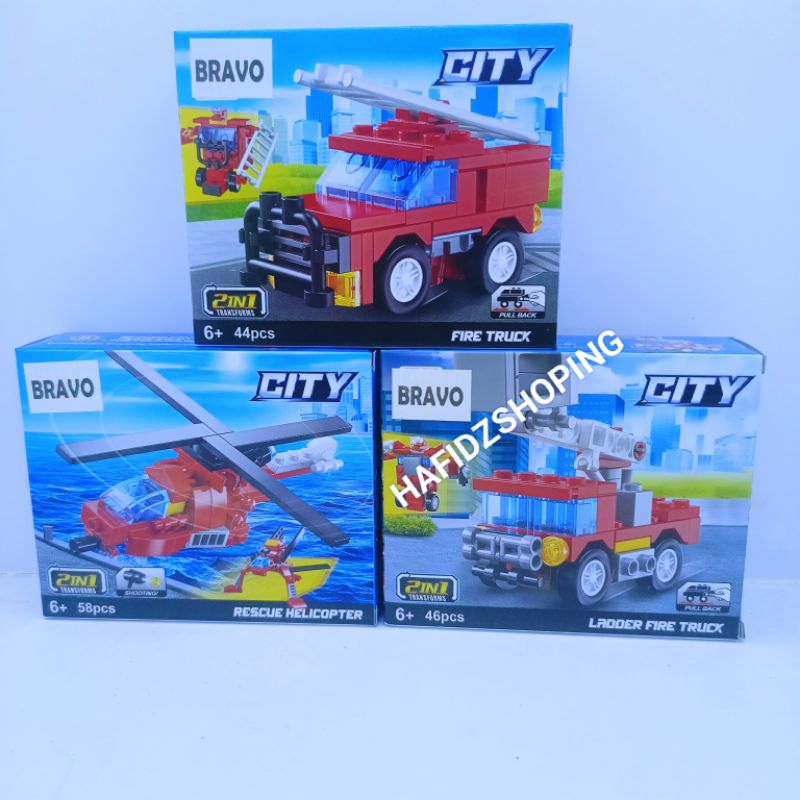 Mainan Block Minecraft Puzzle Murah Legotransport