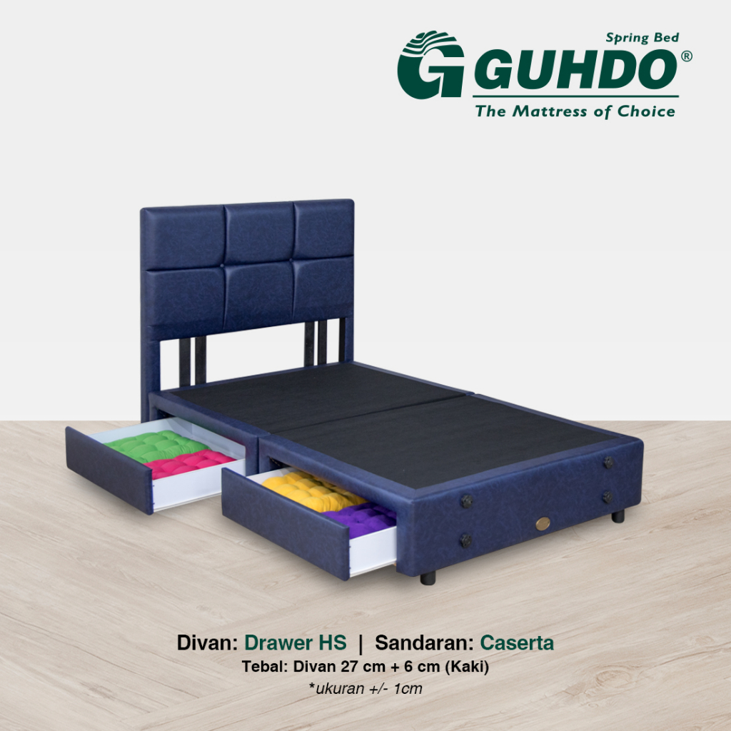 GUHDO DIVAN DRAWER SPLIT , HEADBOARD UKURAN 180x200 TANPA KASUR