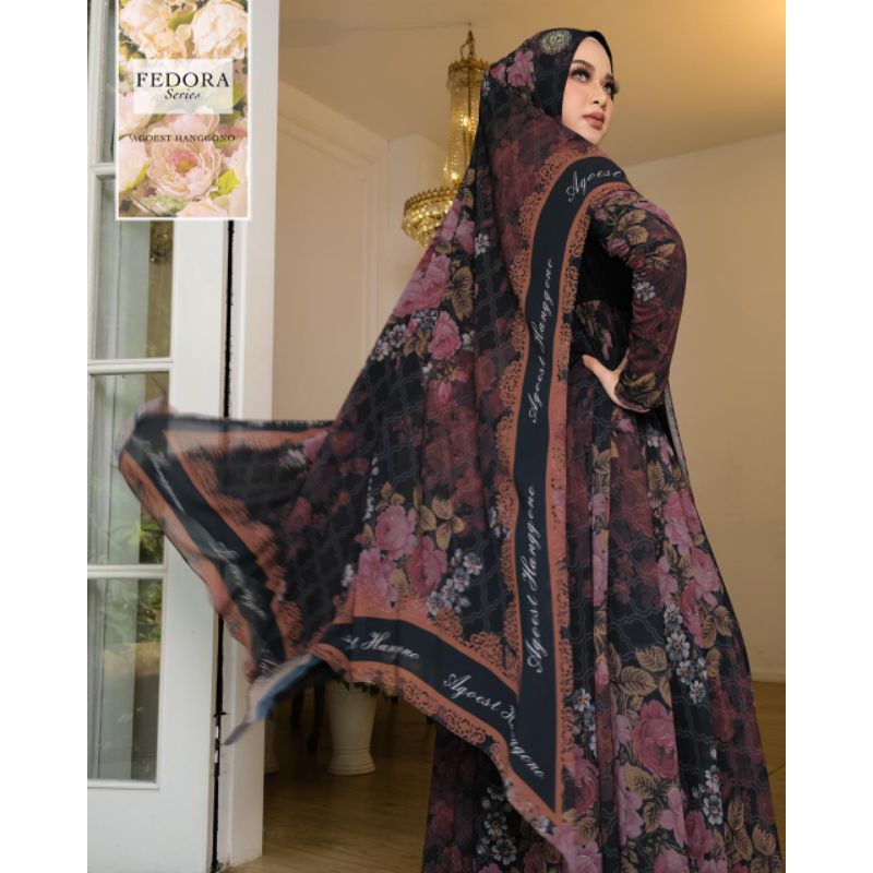 Fashion wanita muslim Fedora series by Agoest Hanggono gamis syar'i cantik