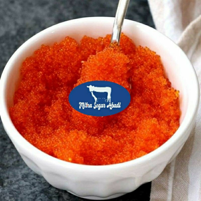 

Tobiko Orange Telur Ikan @500gr - KUALITAS SUPER