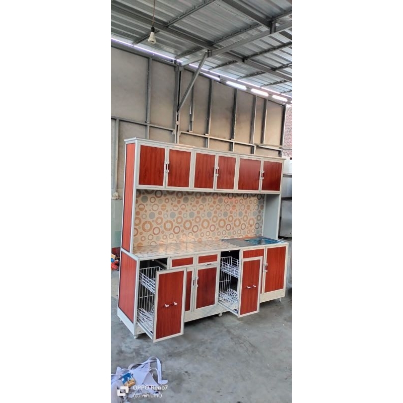 KITCHEN SET MINIMALIS / RAK PIRING ALUMINIUM / KITCHEN ISLAND / RAK PIRING MASTER