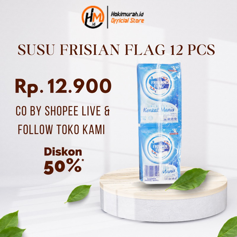 

Susu Frisian Flag 2 Renceng (12 pcs)