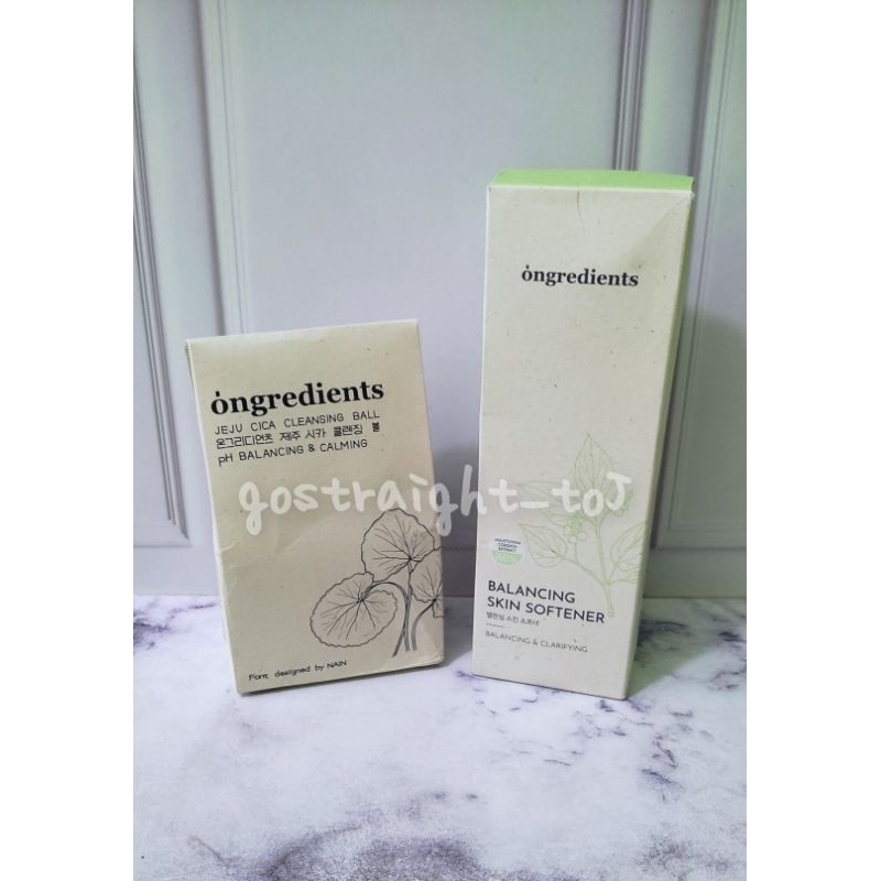 [ BACA DESKRIPSI ] Skincare Treasure Ongredients Toner & Jeju cica cleansing ball