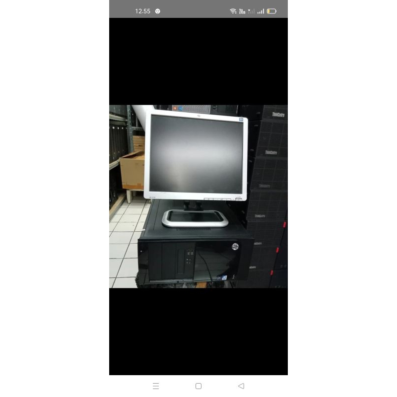 PC paketan hp pro i5 -2400 Ram 4 GB HARDSIK 500 GB monitor 17  Inch  murah