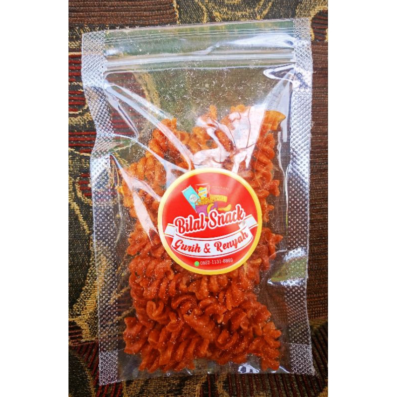 

MAKARONI SPIRALGURIH&RENYAH/CEMILAN KEKINIAN