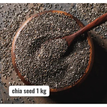Chia seed 1 kg biji Salvia hispanica Super Food Alami