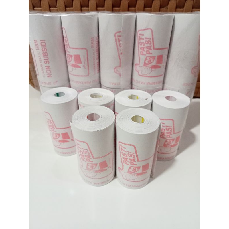 

Kertas Thermal logo pasti pas 57x30mm