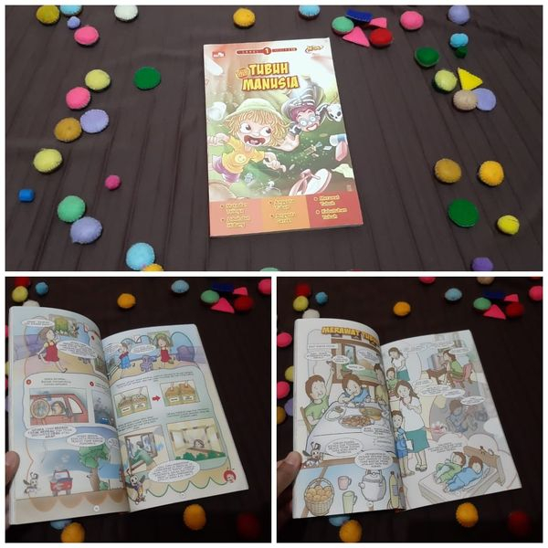 Tubuh Manusia Komik sains Kuark Level 1 buku anak bekas second preloved
