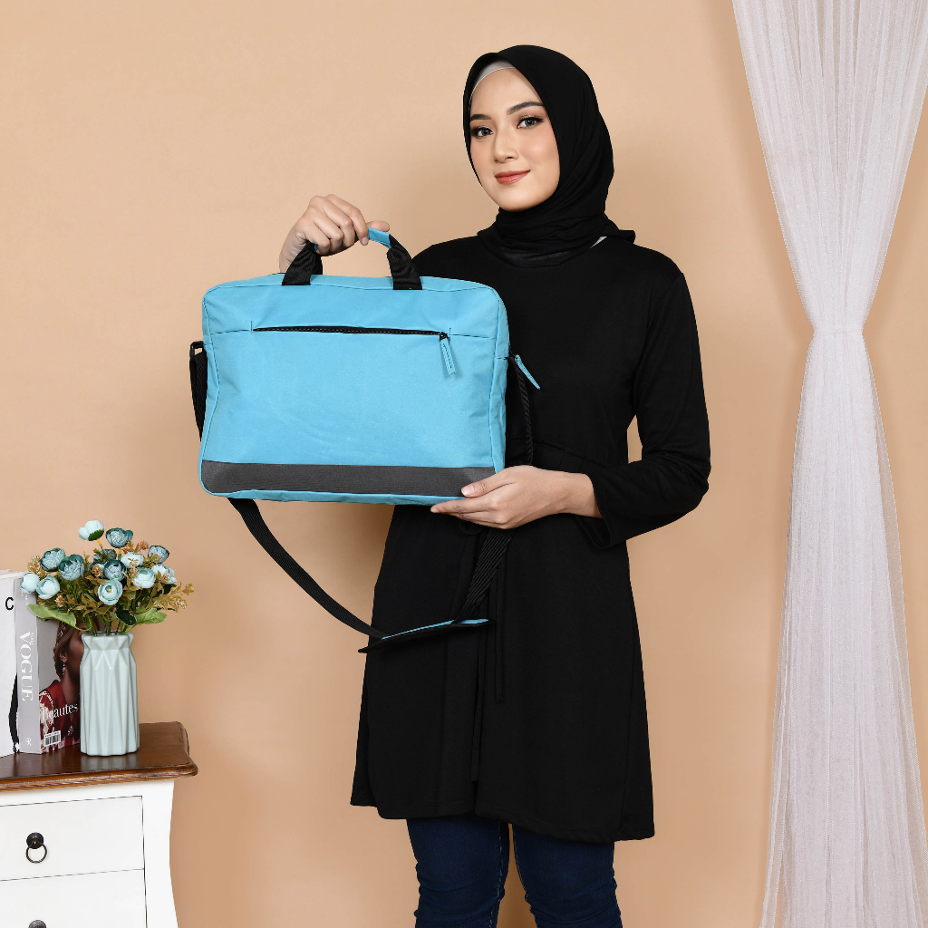 Tas Selempang Laptop Wanita/Tas laptop Jinjing WANITA 15 INC BISA BUAT KULIAH & TAS SELEMPANG LAPTOP