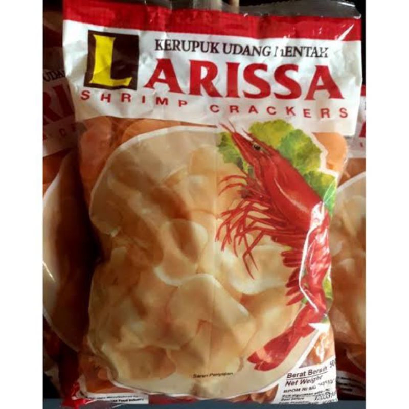 

Kerupuk Udang Mentah Larissa 500gr