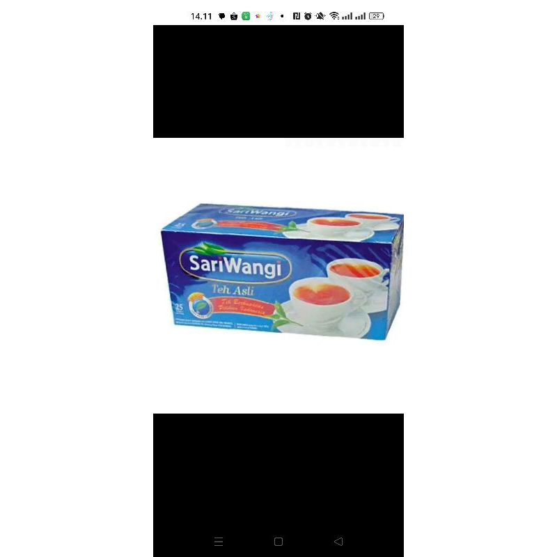 

paket 3 kotak teh Sariwangi saset