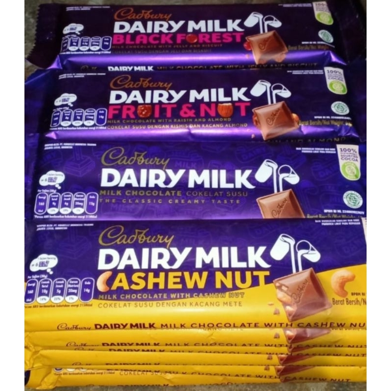 

Cadbury Dairy Milk 30gr,62gr,90gr