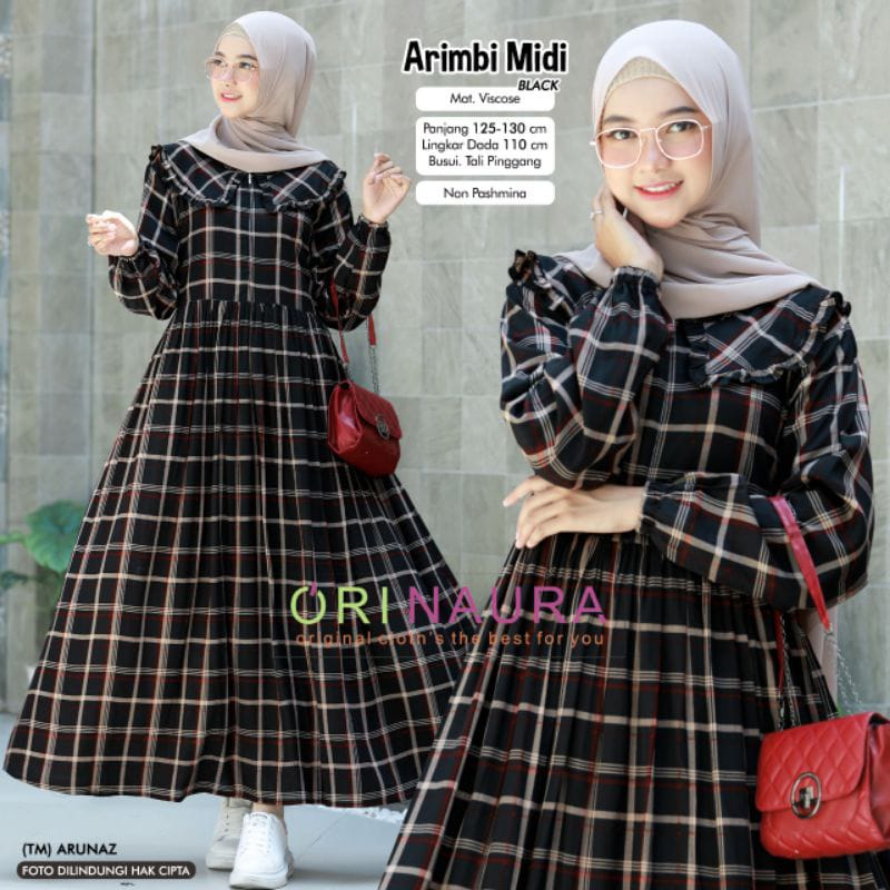 Gamis Remaja | gamis kotak kotak terbaru | gamis wanita