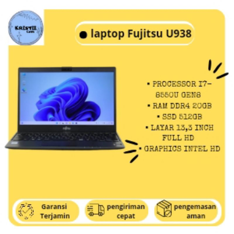 Laptop Fujitsu U938