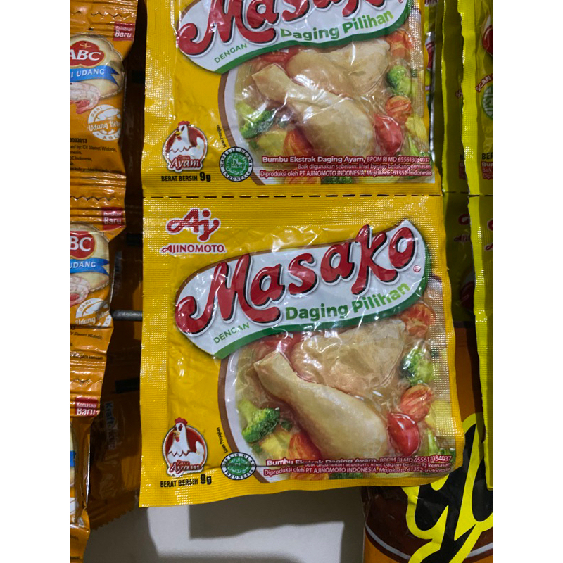 

Masako Ayam Sachet 12pcs / 1 renceng renteng