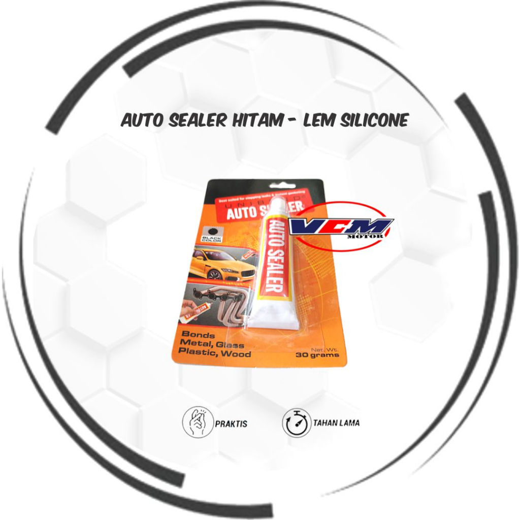 Lem Auto Sealer Hitam Lem Silicone