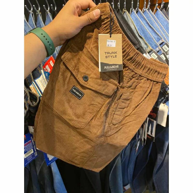 Celana Corduroy Pendek pria Terbaru Premium Bahan teball