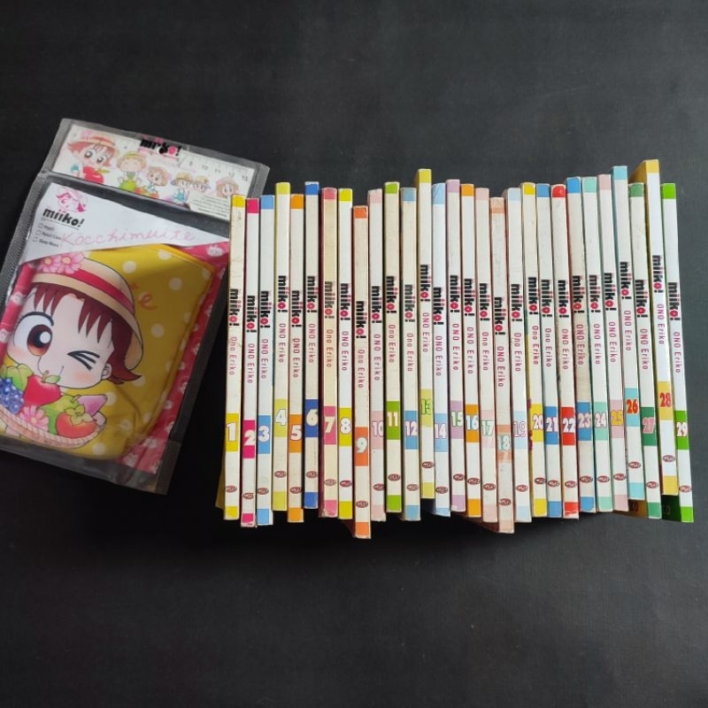 Komik Hai Miiko 1-29 set Bonus Pouch Miiko