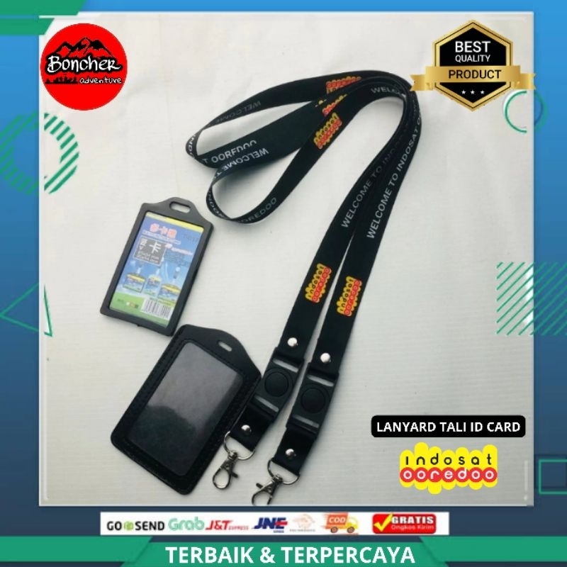 

Indosat Oredo Lanyard Tali Gantungan id Card Printing Full Colour