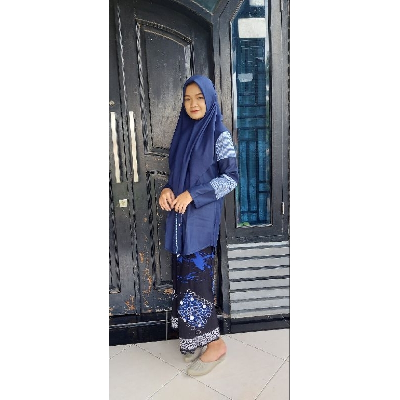SET NADYA// PAKET SETELAN SANTRI LENGKAP// OUTFIT SANTRI PONDOK// BAJU SANTRIWATI