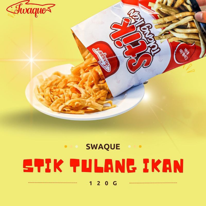 

SB - Stik Tulang Ikan Snack Camilan Swaque Kemasan 120gr
