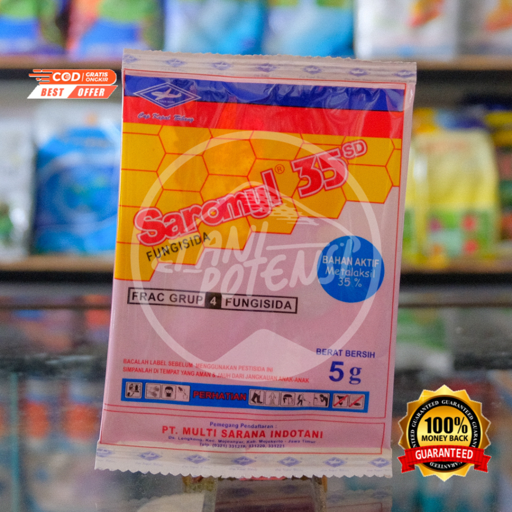 Saromil 5 gr fungisida dan perlakuan benih
