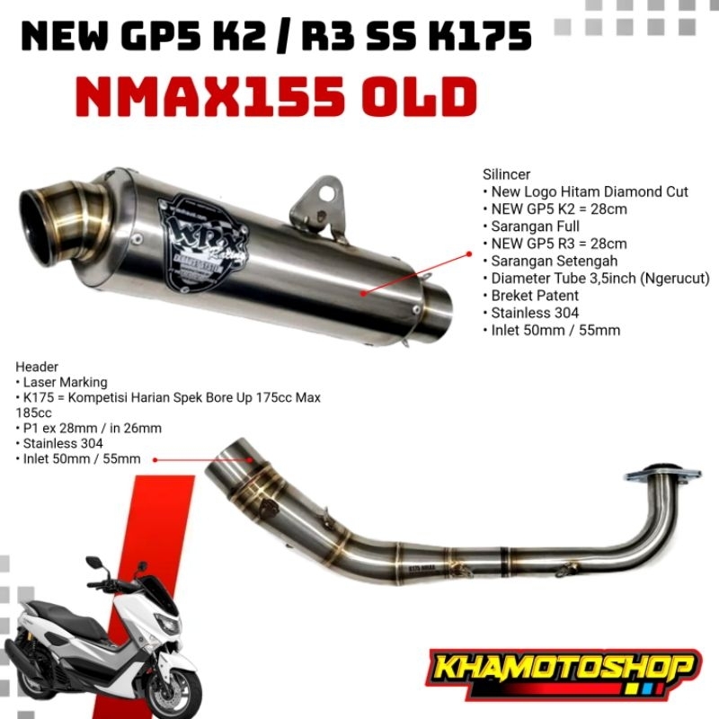 WRX NEW GP5 K2 / R3 SS K175 NMAX155 OLD
