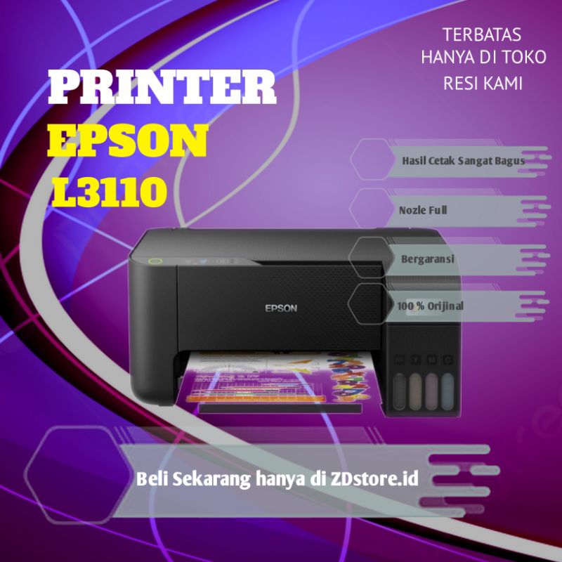 Printer Epson L3110,Eco Tank/All In One