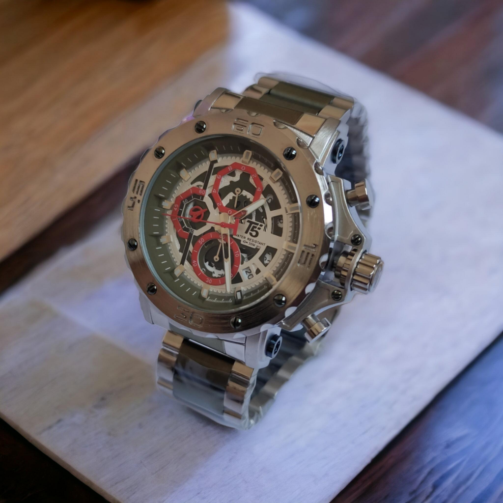 JAM TANGAN PRIA T5 H 3723G ORIGINAL TAHAN AIR