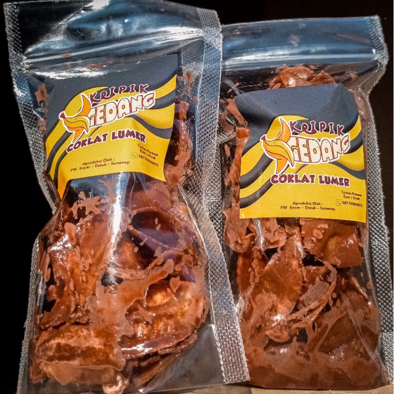 

Banan Chip/Kripik Pisang Coklat Lumer