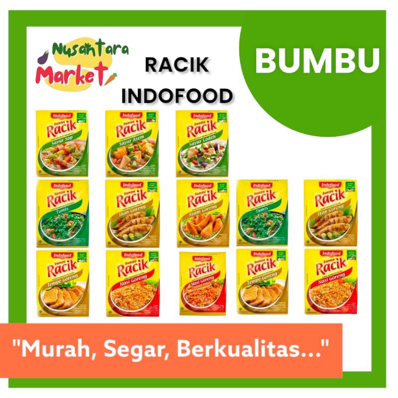 

RACIK INDOFOOD | 1 SACHET | NUSANTARA MARKET | BUMBU RACIK | BUMBU INDOFOOD