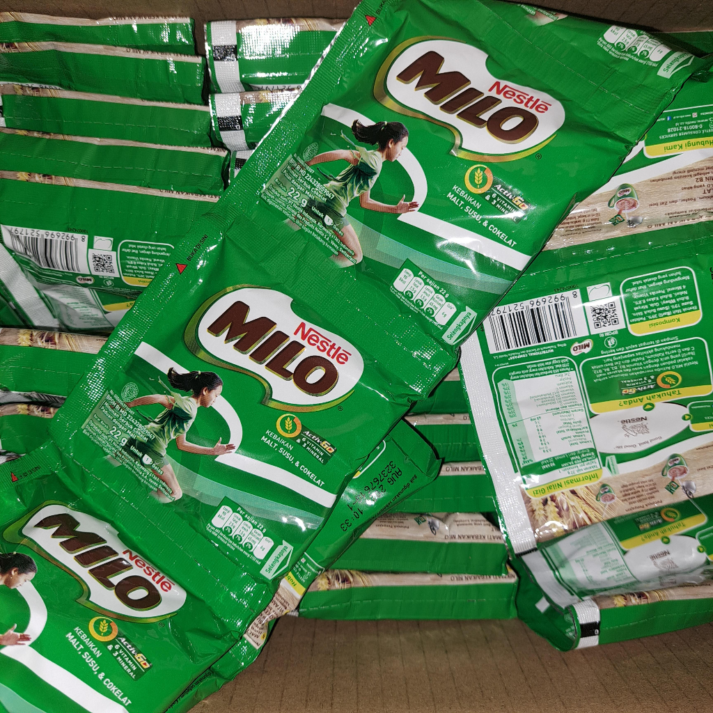 

Milo Activ Go Minuman Susu Sachet Malt Coklat @