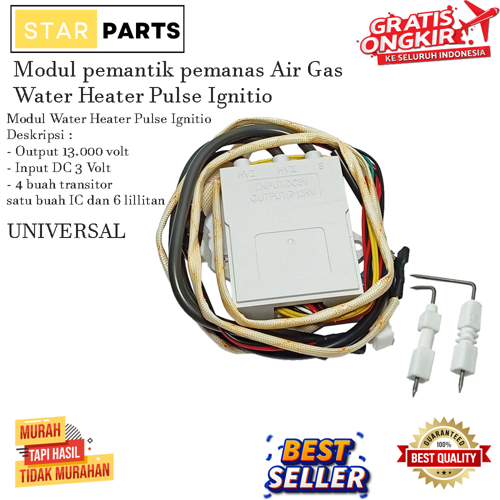 Modul pemantik pemanas Air Gas Water Heater Pulse Ignition Wasser