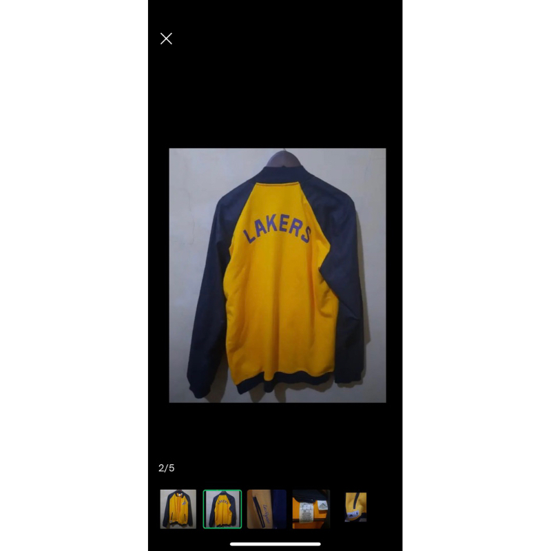 jacket nba adidas lakers