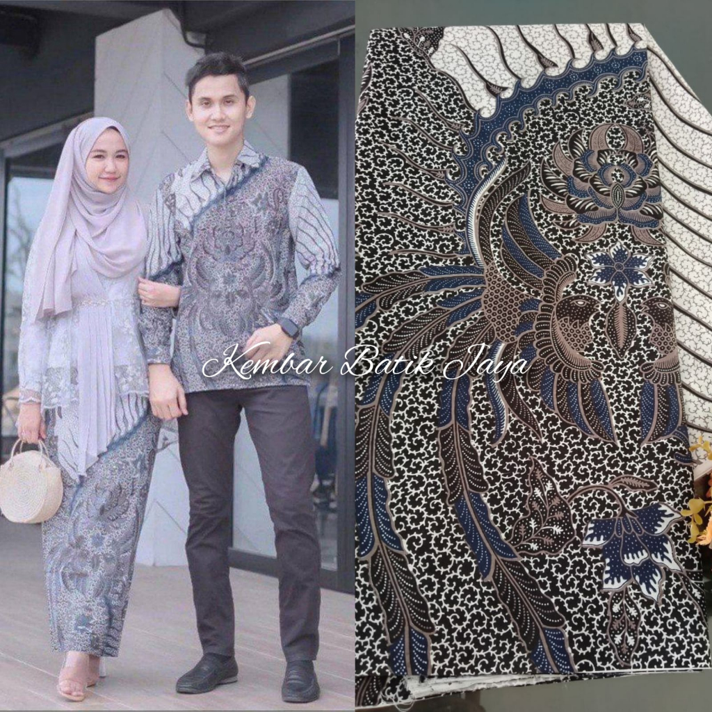 Kain batik pekalongan meteran motif cendrawasih bahan baju kain meteran batik pekalongan terlaris