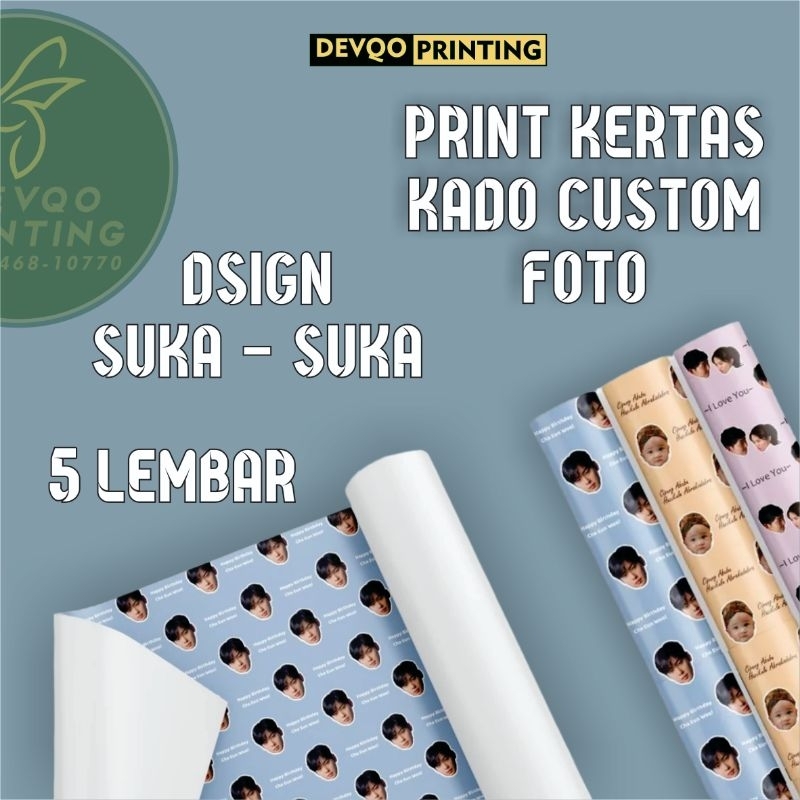 KERTAS KADO CUSTOM A3+