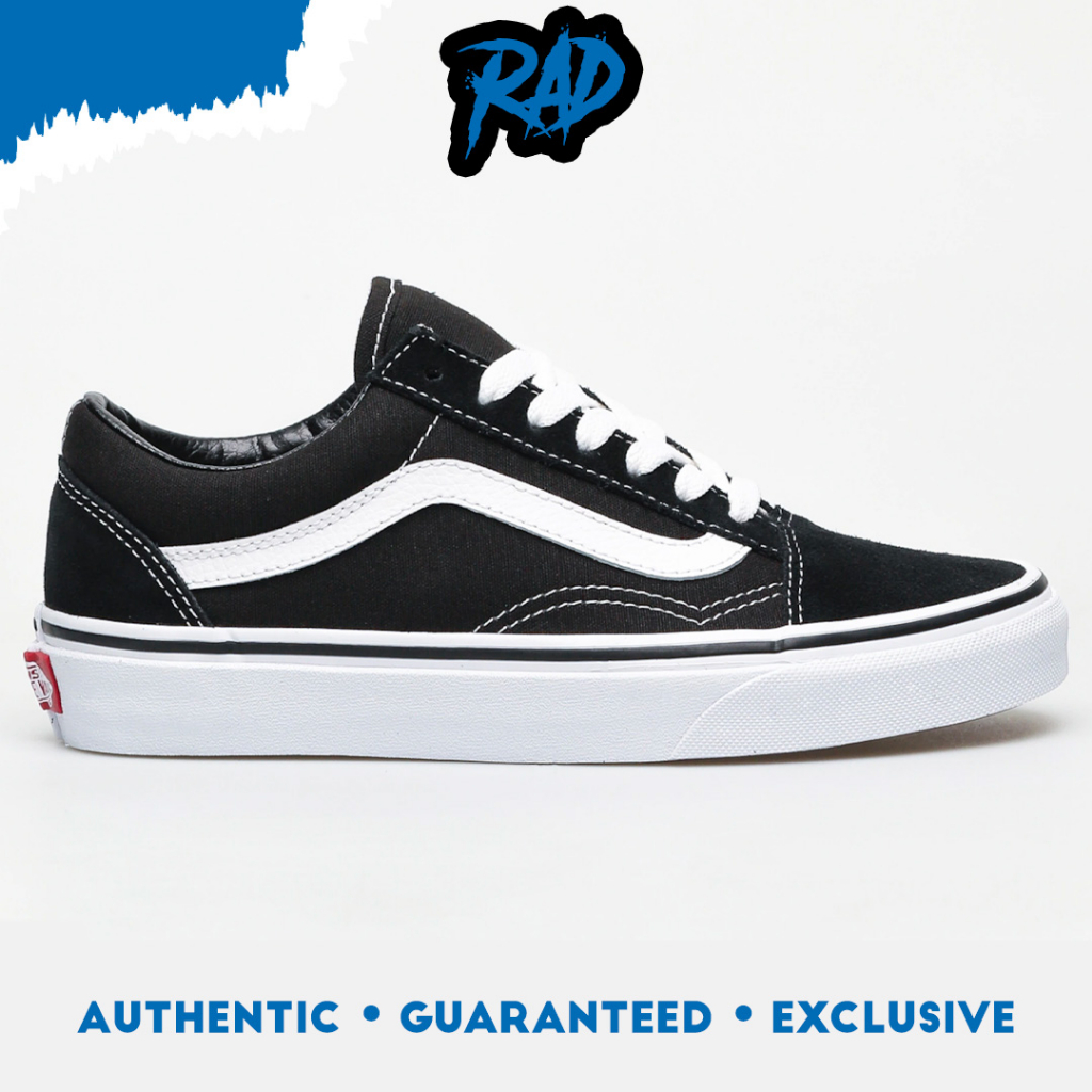 Vans Old Skool Classic Black / White Original Resmi PT. NAVYA
