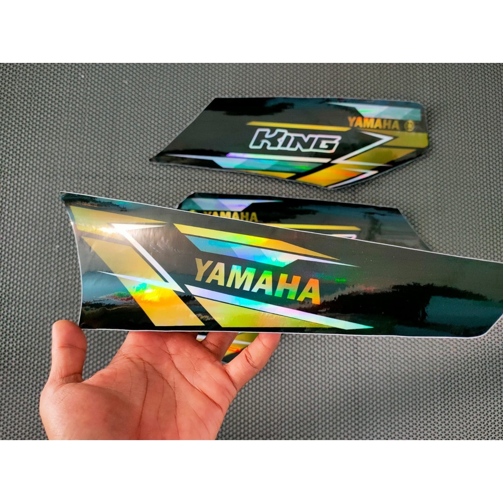 STRIPING VARIASI RX KING FULL HOLOGRAM BLACK GOLD