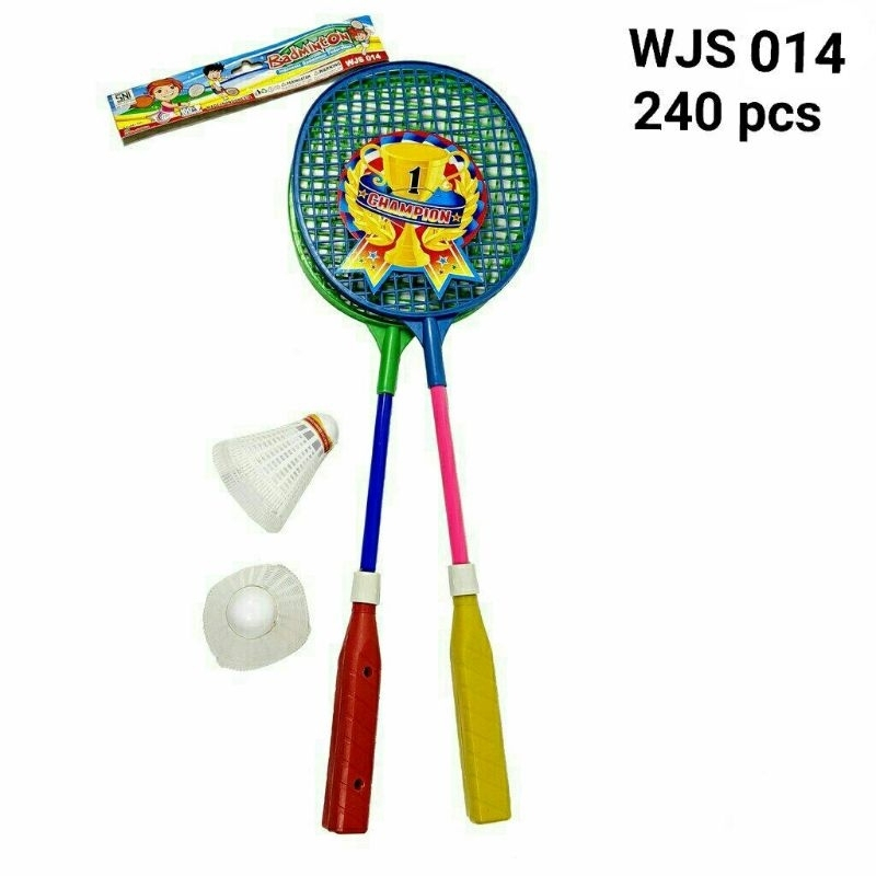 Mainan Raket Badminton Plastik Anak/ Mainan Anak Edukasi Mainan Raket Badminton Plastik/ mainan olah