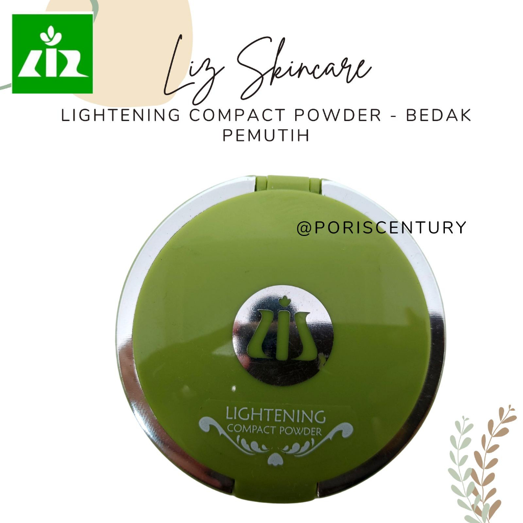 liz skincare lightening compact powder / Liz Skin bedak pemutih untuk whitening dan flek hitam dr li
