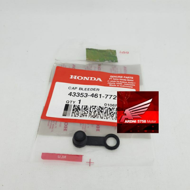 CAP BLEEDER KARET TUTUP BAUT NEPEL ANGIN MINYAK REM KALIPER PALA BABI BEAT VARIO SCOOPY PCX ADV CB 1