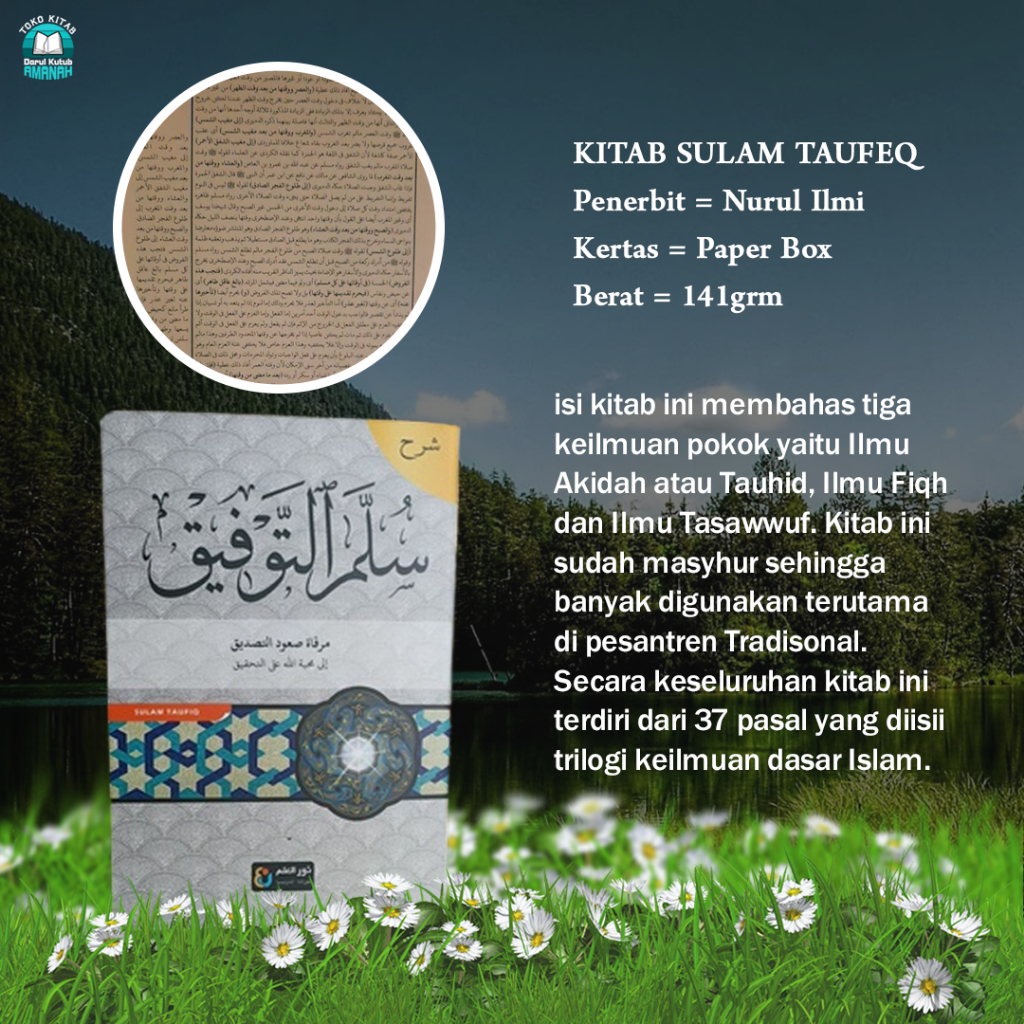 

Syarah SULAM TAUFIK - Nurul Ilmi - NURUL HUDA - ASSALAM - DARUL IHYA